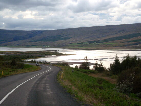 dann kam die Brücke in Sicht