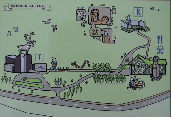 Informationstafel der Umgebung