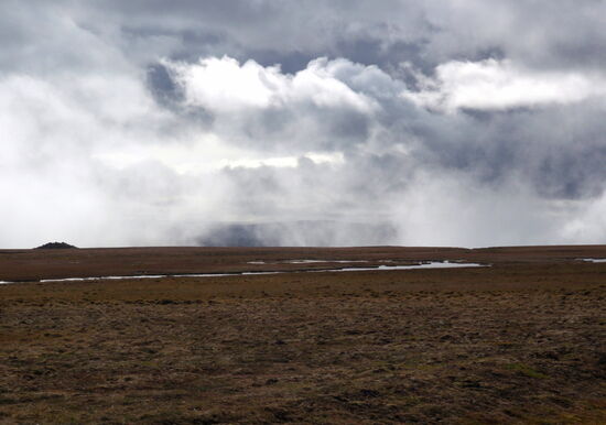 brodelnde Wolkenmassen