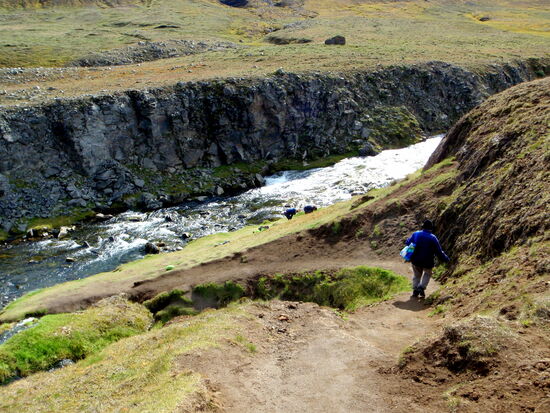 und der steile Weg hinunter