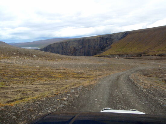 Abfahrt zur Schlucht
