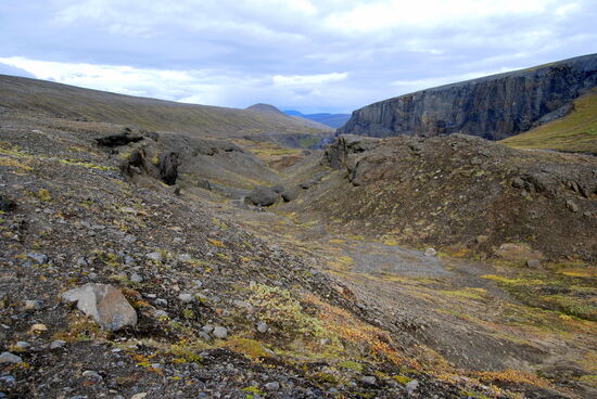 wir wanderten zur Schlucht
