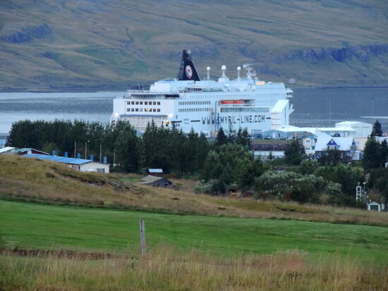 wo die Fähre schon auf uns wartete