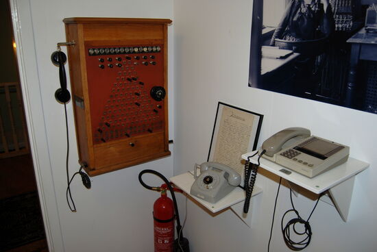 Telefone und alte Handvermittlung