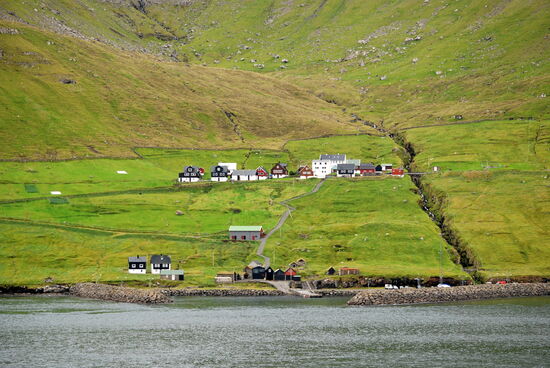 Siedlungen am Fjord