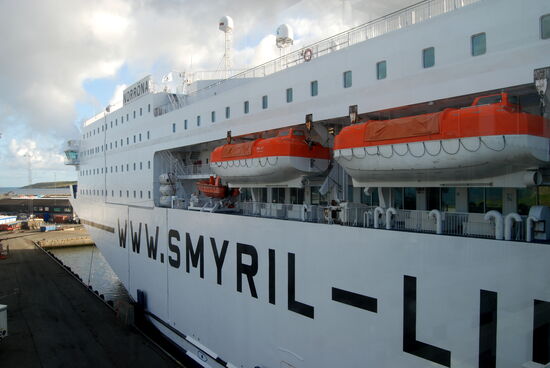 wir gingen wieder an Bord