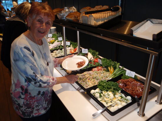 dann begann die heiße Schlacht am kalt-warmen Buffé