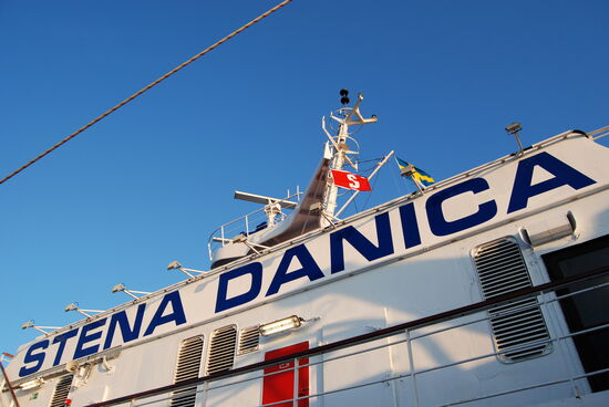 mit der Stena Danica nach Schweden