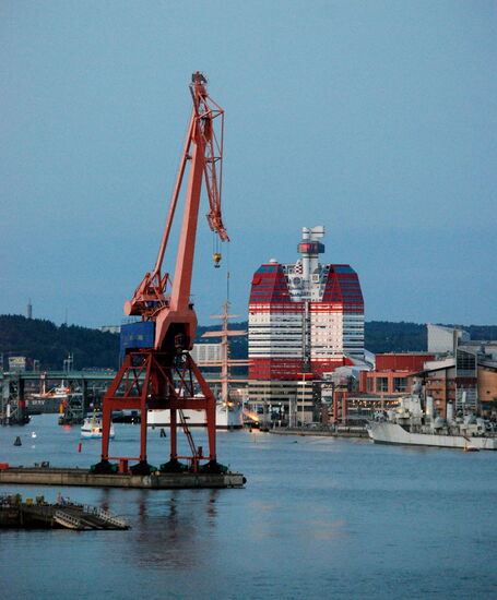 Läppstiftet, der Lippenstift am Lilla Bommen