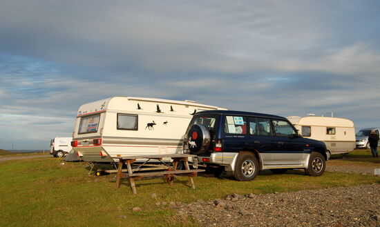 unser Platz in Höfn