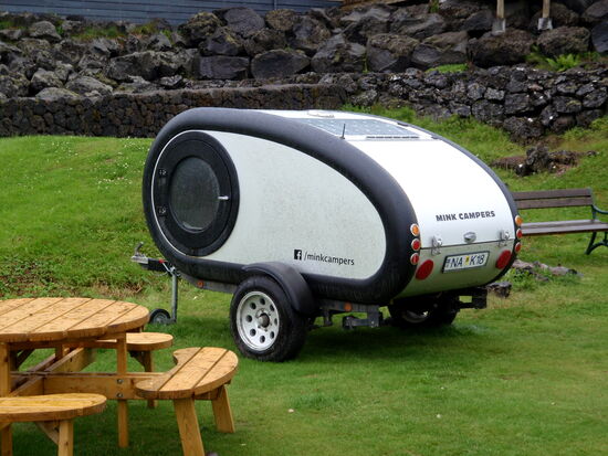 Mini-Wohnwagen "Mink Camper"