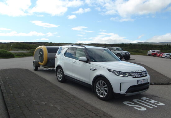 Land Rover mit Mink Camper