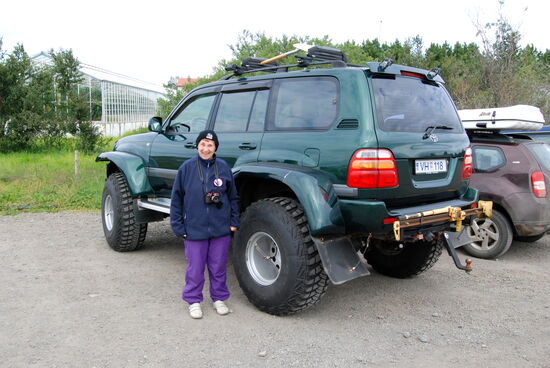 Toyota Land Cruiser mit vergrößertem Fahrwerk