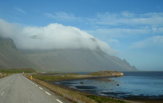 auf der N 1 am Skarðsfjörður