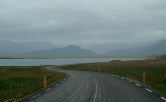 auf der N 1 zu den Gletschern