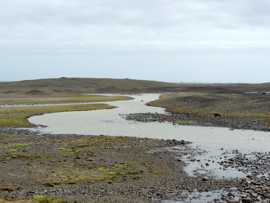 Abfluß des Gletschers