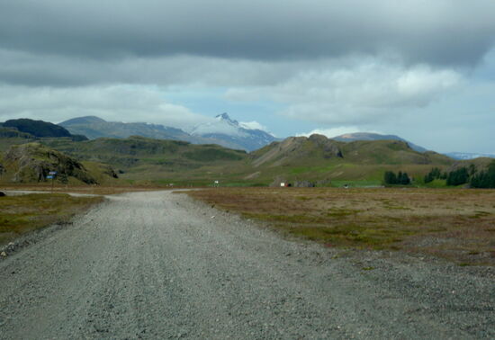 noch war es ein breiter Grusväg