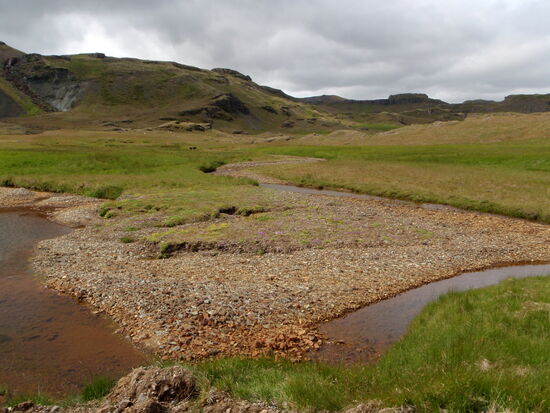 Bachläufe neben der Piste