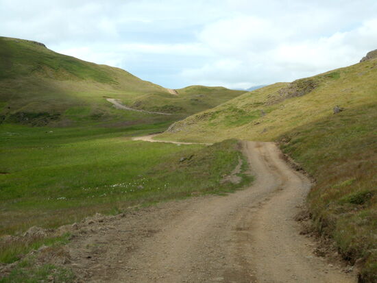 der Weg wurde schmaler