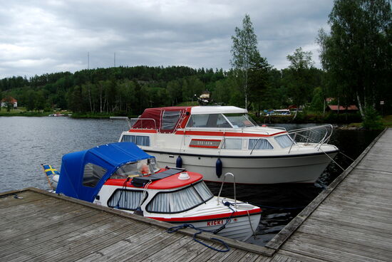 unser Liegeplatz in Bengtsfors