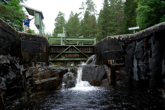 in der 19: Schleusenkammer