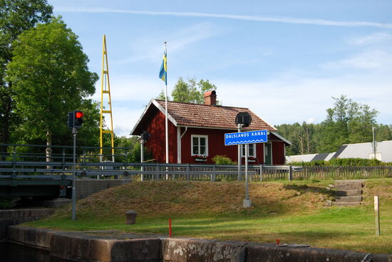 die letzte Schleuse von Mustadfors