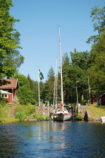 für große Boote wurde es eng