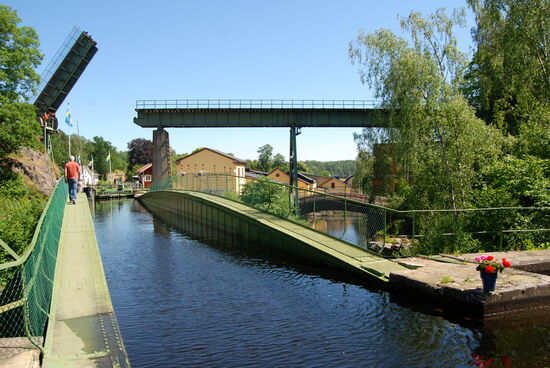 der durch den Aquädukt überbrückt wurde