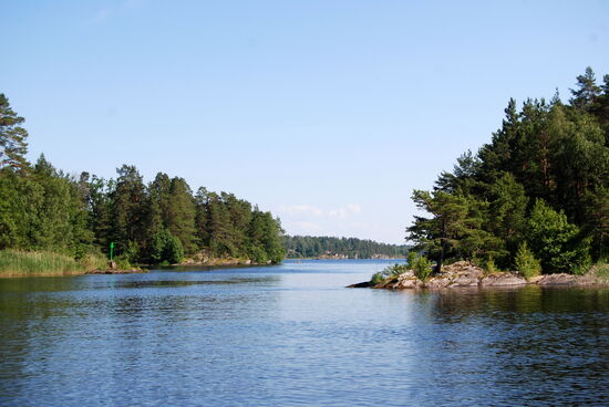 Durchfahrt zum Östebosjön