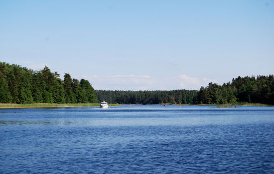 ausgetonnter Fahrweg