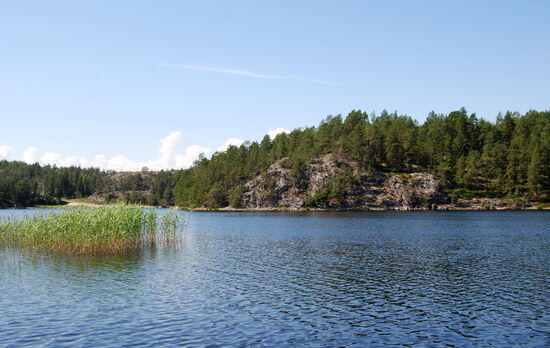 im nördlichen Ausläufer des Östebosjön