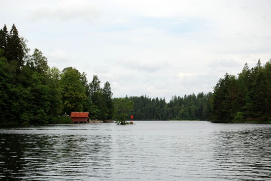schmale Durchfahrt in den Sundet