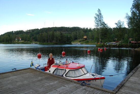 wo wir an unserem alten Liegeplatz festmachten, diesmal ohne Nachbarn