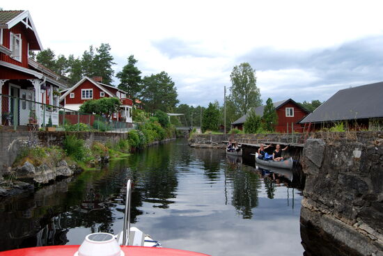 bei der Ausfahrt kamen uns wieder Kanadier entgegen