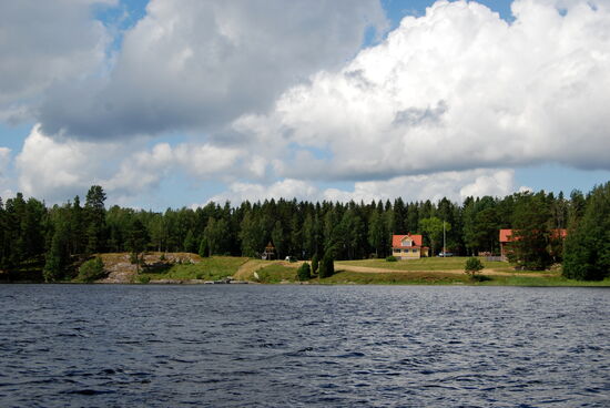bald kam wieder der Hof Vikenäset in Sicht