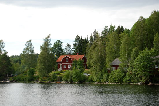 danach bogen wir in die Bucht ab und