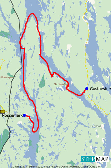 von Nössemark nach Gustavsfors