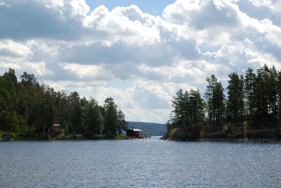 Durchfahrt zwischen einigen Inseln