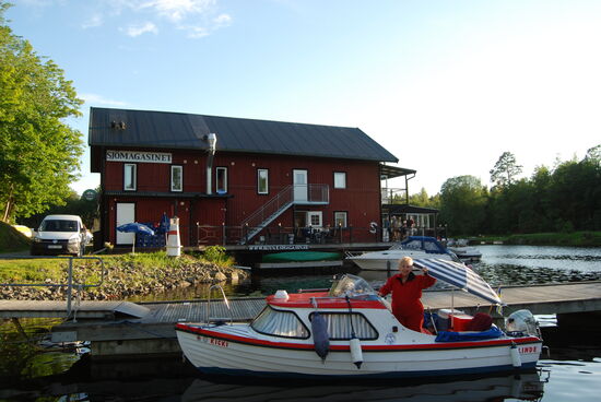 im Gästehafen von Gustavsfors