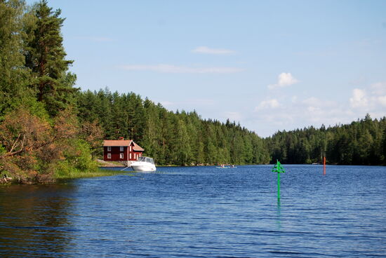 im Sunden, der schmalen Verbindung zum Östra Silen