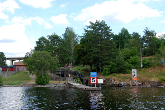 bald erreichten wir die Schleuse Krokfors