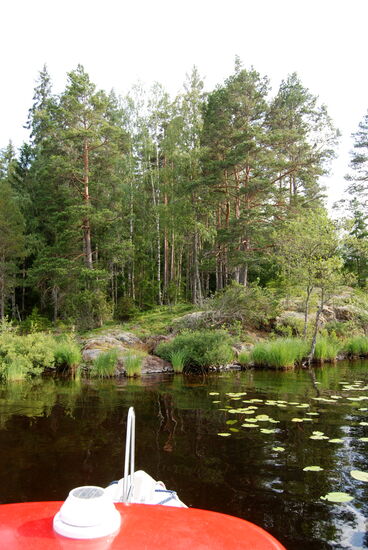 hier suchten wir einen Landeplatz