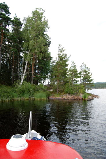 hier fanden wir einen Ankerplatz an der Insel Lövholmen
