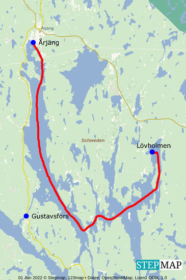 von Lövholmen nach Årjäng