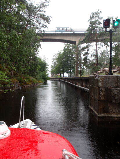 Zufahrt zur Schleuse