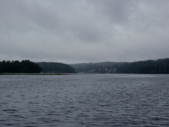 bald kam der Campingplats von Årjäng in Sicht