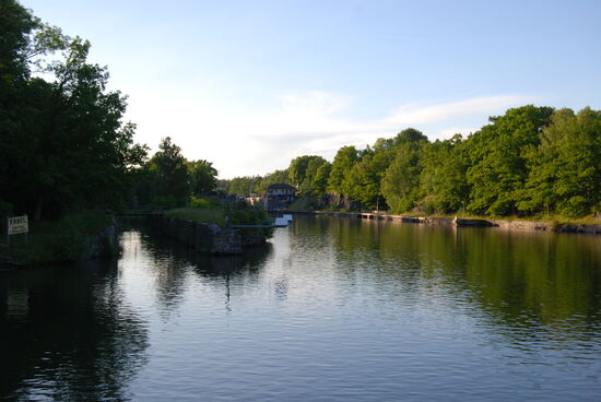 dann bogen wir zur  Brinkebergskulles sluss ab