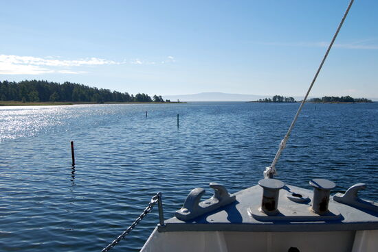 Fahrt auf den Tafelberg Kinnekullen zu,  auf dem wir im Vorjahr waren