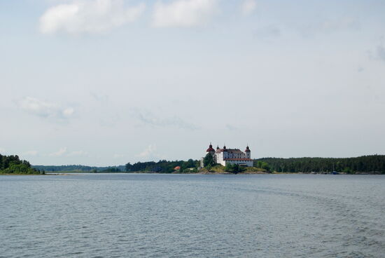Abfahrt von Läckö slott