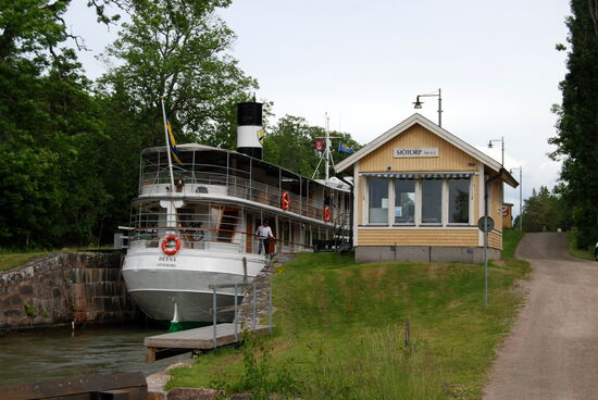 Einfahrt in die Schleuse